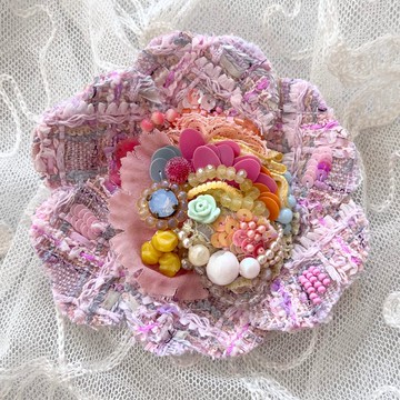 胸花 胸針  No.64　手作飾品