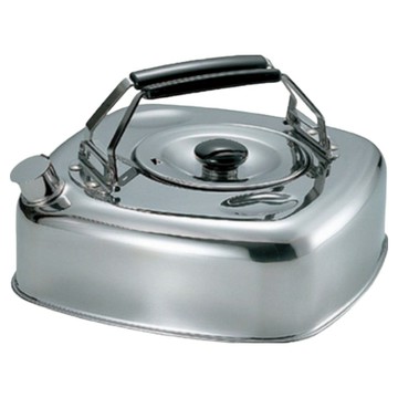 MT.CEDAR 杉山金屬 不鏽鋼方型茶壺 附濾網 2.8L  不鏽鋼  1個