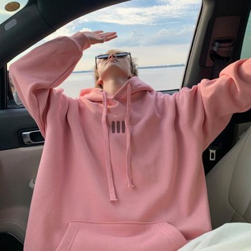 網紅600G重磅加絨衛衣男秋冬季寬松大碼打底衫情侶裝顯瘦外套潮流