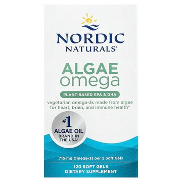 Nordic Naturals, 海藻 Omega，715 毫克，120 粒軟膠囊（每粒軟膠囊 357.5 毫克）