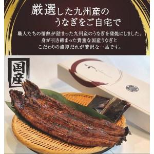 ふるさと納税 国産うなぎ蒲焼 2尾 約350g 福岡県大川市