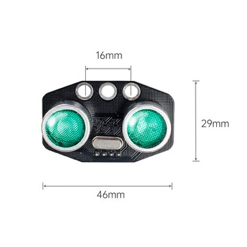 超聲波傳感器  距離測距 機器人小車避障模塊 可發光 幻爾品質