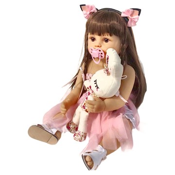 FIRST FAMILY 擬真嬰兒娃娃  混和顏色  1個