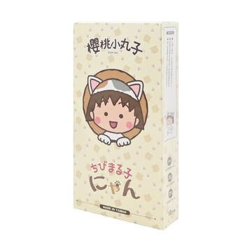 CAiRE 艾可兒 成人醫用口罩 櫻桃小丸子 可愛動物系列  貓貓款  12片  1盒