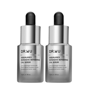 DR.WU 角鯊潤澤修復精華油15ML(2入組)-共2入