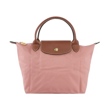 LONGCHAMP S號短把LE PLIAGE摺疊水餃包(粉紅茶色) L1621 089 P96