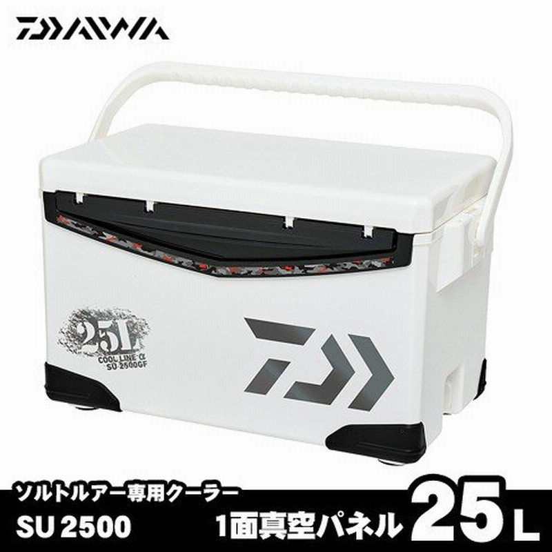 ダイワ クーラーボックス 25L クールラインα SU2500GF ブラック 【1面真空パネル】 通販 LINEポイント最大0.5%GET | LINE ショッピング