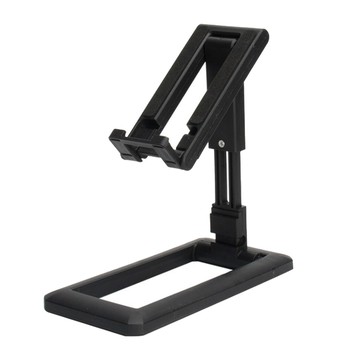 折疊隱藏式桌面伸縮手機支架 科幻黑 _廠商直送