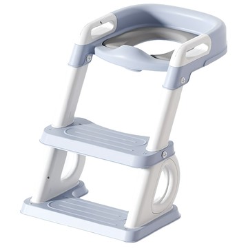 哇哇掘掘 階梯馬桶坐墊 學習馬桶 適用年紀: 0~10歲  藍色