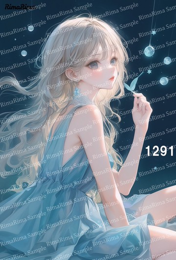 1291 原創貼紙 原創人物貼紙 貼紙 標籤 りまりま RimaRima