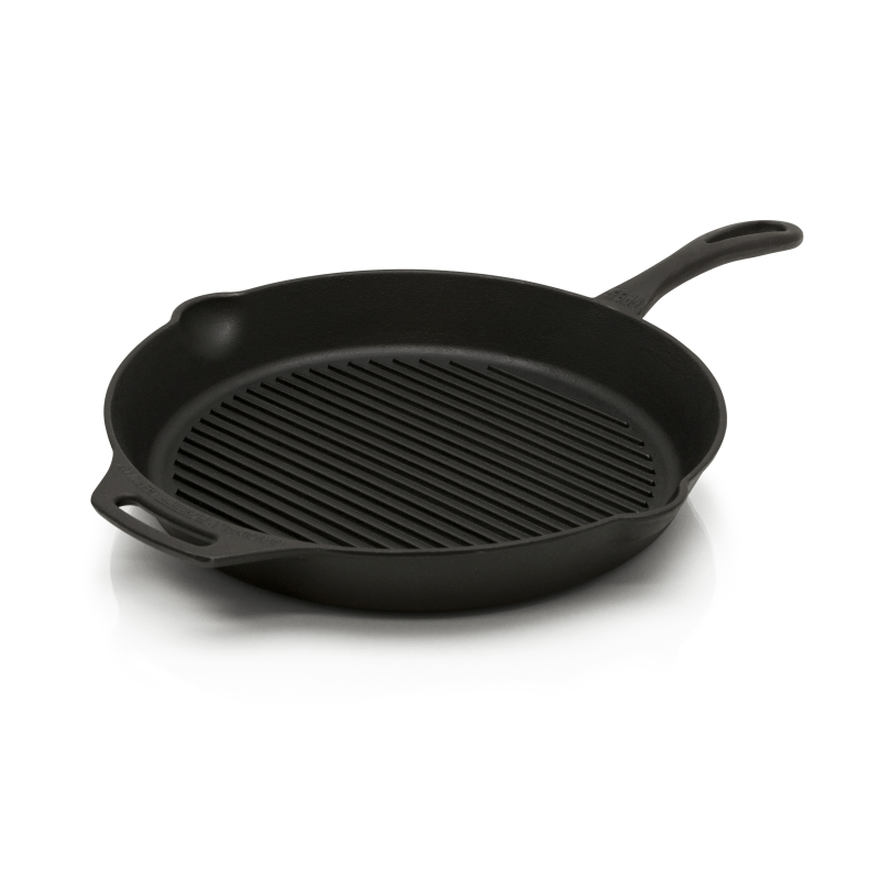 Grill Fire Skillet GP35-T 單柄條紋鑄鐵煎鍋 35cm