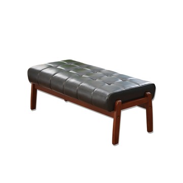 【班尼斯】~日本熱賣‧Kojiro小次郎【雙位椅凳】經典黑色