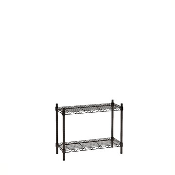 【客尊屋】粗管/小資型 30X76X60Hcm 黑武士二層架