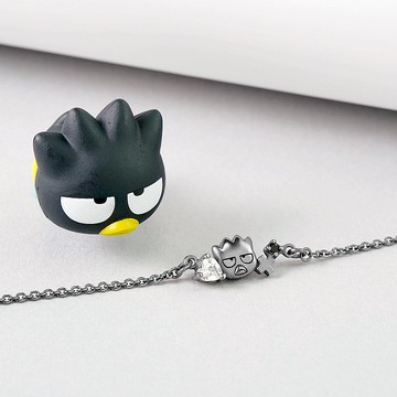 Love&Peace系列-Bad Badtz-maru酷企鵝XO仔純銀手鍊