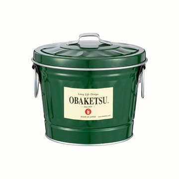 日本 OBAKETSU 手工製多功能迷你桶 1L綠色