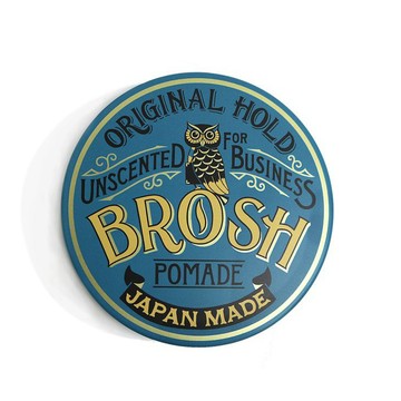 《公司貨》送三叉梳 日本 Brosh Unscented Pomade 兄弟水洗式無味髮油 水洗式髮油 造型品 油頭必備