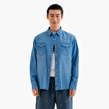 Roots男裝- CHAMBRAY 長袖襯衫