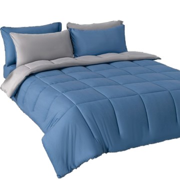 抗敏慕斯素色四季被-湛藍180x210cm