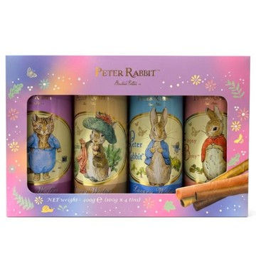 #悠西將# 台灣 比得兔 PETER RABBIT 禮盒 比得兔馨享綜合捲心酥 捲心酥禮盒 手提禮盒