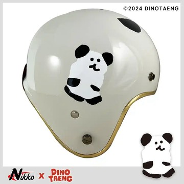 【可愛預購】Nikko N401 DINOTAENG BOBO亮面象牙白 3/4罩安全帽 復古帽【預購商品非現貨/配合原廠出貨/急用者下單前請先詢問LINE線上客服】【鏡片另購】