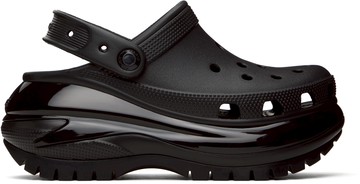 Crocs 黑色 Mega Crush 凉鞋