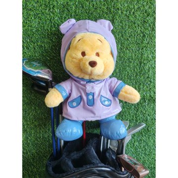 噗噗小熊維尼高爾夫球桿套一號木帽套毛絨木桿套卡通高爾夫用品