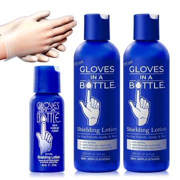 美國瓶中隱形手套2大1小澎湃組 重量版2入組237mlx2+60ml★市價3000