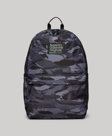 Superdry Women's Printed Montana Backpack Dark Grey Size: 1SIZE