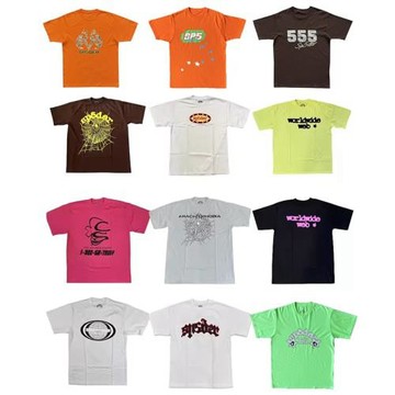 Sp5der 555555 Bite Arach NY Phobia Web 蜘蛛款短袖T恤大集合
