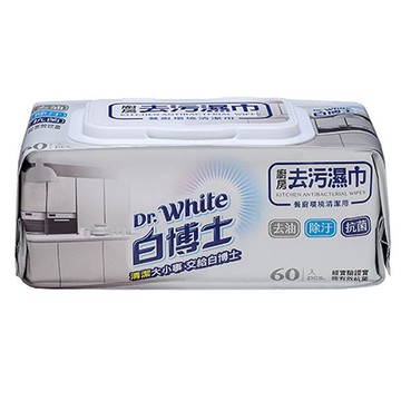 白博士廚房去污濕巾60入【愛買】