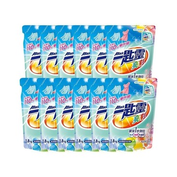 (外箱破損內容良好)(效期約1年)【一匙靈】洗衣霸51入x3 / 超濃縮12入補包│花王旗艦館