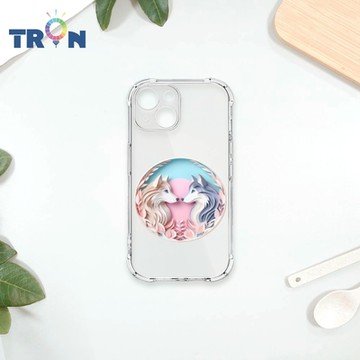TRON IPhone 13 MINI 可愛紙雕哈士奇 四角防摔 軟殼 手機殼