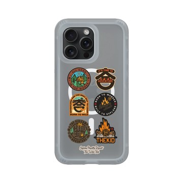 iPhone 15 Pro Max AirX 流變灰 - KID - 露營布章