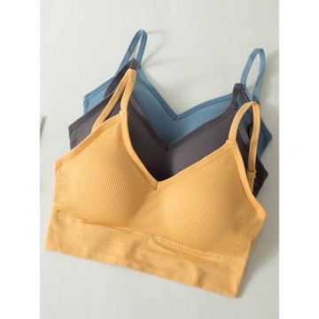 美背文胸女加厚小胸內搭吊帶小背心無鋼圈內衣大U型聚攏文胸抹胸