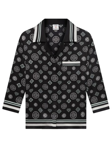 casablanca "monogram" pajama shirt