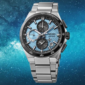 SEIKO精工 Astron 太陽能 GPS衛星定位 鈦金屬計時腕錶 5X83-0AC0B/SSH157J1