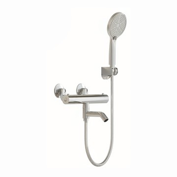 BRAVAT 伊特恆溫浴用龍頭附三段式蓮蓬頭