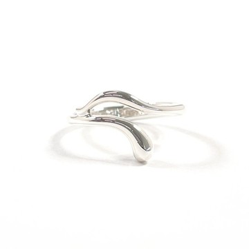 【日本直送 二手美品】12 號 蒂芙尼 TIFFANY&Co. 戒指 流線水滴形 艾爾莎・柏瑞蒂 銀 925