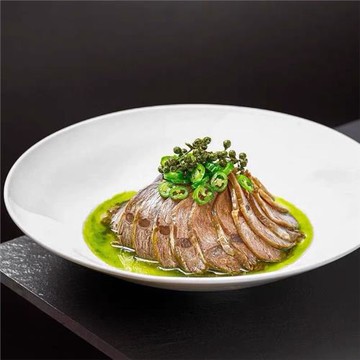 創意個性擺盤餐具會所酒店白瓷中式小腳斗笠碗冷菜圓盤意境涼菜碟