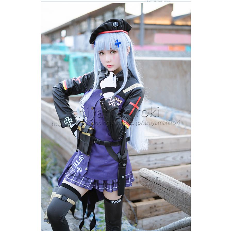 ドールズフロントライン Girls Frontline風 HK416 戦闘服 コスプレ ...