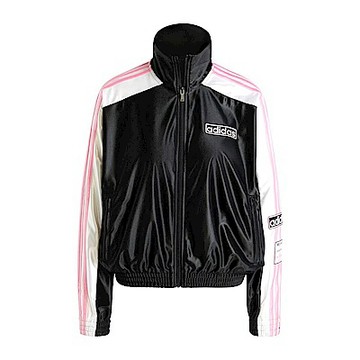 Adidas ABRK TRKTOP IW5579 女 立領外套 運動外套 防風 休閒穿搭 黑白粉