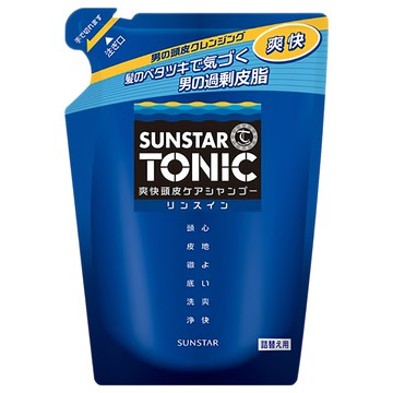 SUNSTAR 三詩達 TONIC 頭皮二合一洗髮精 補充包 男士頭皮護理  340ml  1包