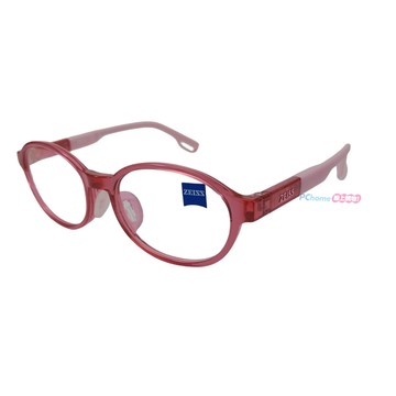 ZEISS 兒童安全光學鏡框眼鏡 ZS23807ALB 615 桃紅色橢圓形框/櫻花粉色鏡腳 46mm