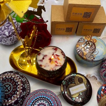 家用香薰蠟燭 香薰蠟燭新款浪漫情調情侶臥室廚房凈化空氣家用車載生日禮物【MJ16371】