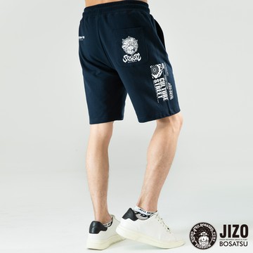 【2件5折】日式元素針織短褲 - BLUE WAY 地藏小王