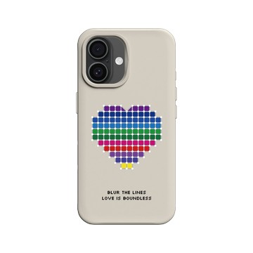 iPhone 16 SolidX 貝殼灰 - PRIDE 2024: Love in All Forms - 看見愛，無視界線
