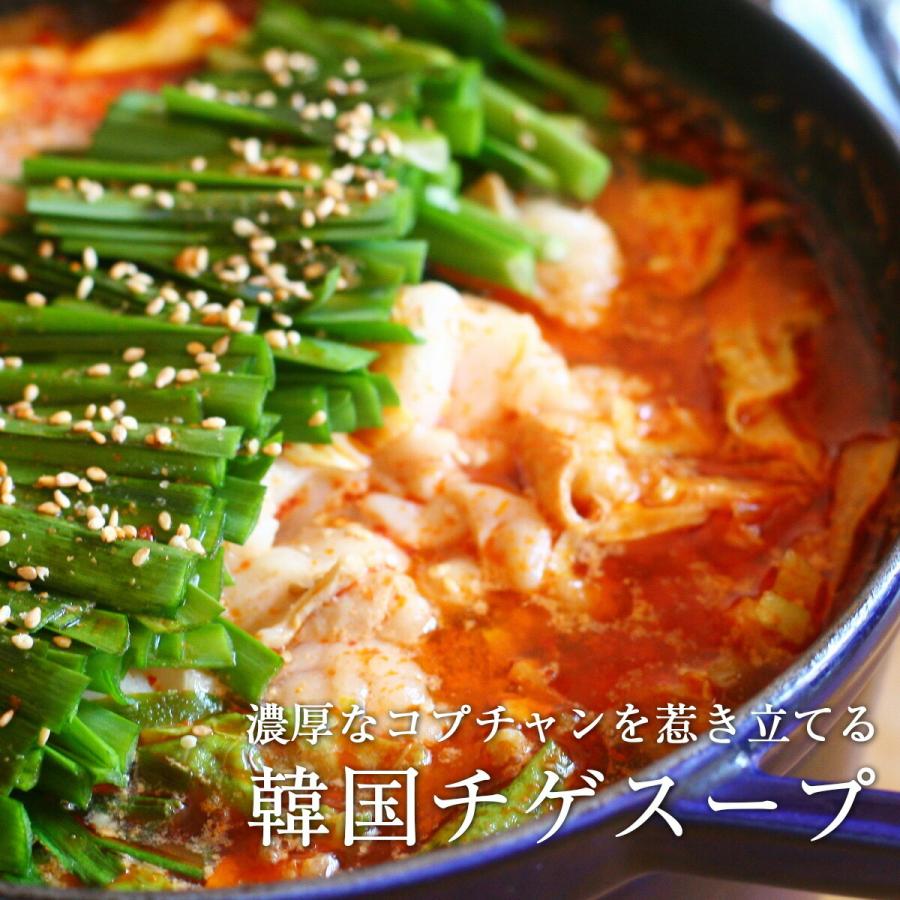 もつ鍋 韓国チゲ味 牛もつ鍋セットL 3〜4人前 ギフト お取り寄せ グルメ 送料無料 ギフト 博多モツ鍋