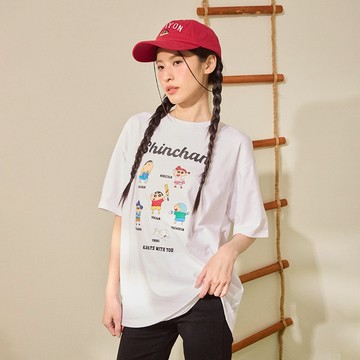 CACO-MIT 蠟筆小新好朋友上衣‧親子款-男女共穿【J2SC010】