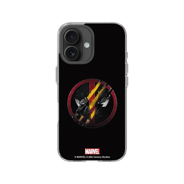iPhone 16 Clear 透明 - 迪士尼-漫威 Marvel - 死侍與金鋼狼-Logo