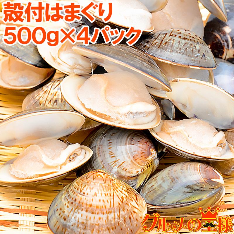 はまぐり 2kg 500g×4 ハマグリ 蛤 ボイルハマグリ